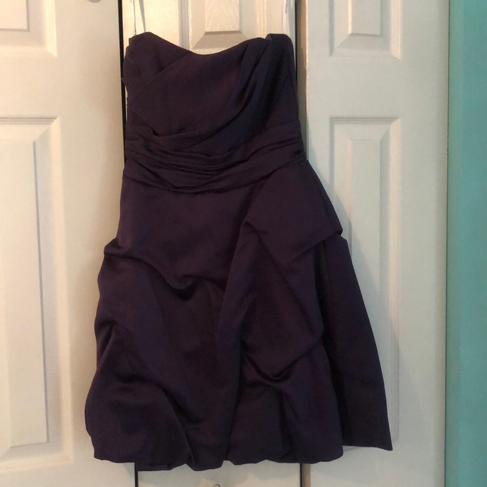 Plum bridesmaid dress